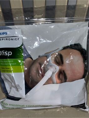 Philips Respironics Wisp Nasal CPAP Mask - White/Grey factory sealed